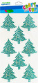 Christmas Crystal Stickers Christmas Trees 8pcs