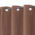 GoodHome Curtain Carrington 135 x 260 cm, brown
