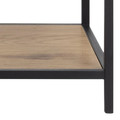 Shelving Unit Seaford XIV, oak/black