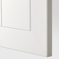 METOD Base cabinet f sink w 2 doors/front, white/Stensund white, 80x60 cm