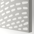 MISTUDDEN Door, grey/patterned, 50x229 cm