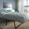 VIMLE Crnr sofa-bed, 5-seat w chaise lng, Saxemara light blue