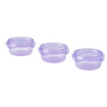 PRUTA Food container with lid, lilac, 70 ml, 3 pack