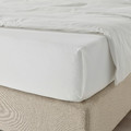 DVALA Flat sheet, white, 150x260 cm