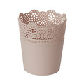 Plant Pot Lace 13.5 cm, pink