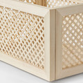 VÄLTNING Box, natural, 25x35x15 cm