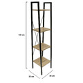 Shelving Unit Cilyan M, black