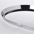 PRAKTAND Candle dish, stainless steel, 35x26 cm