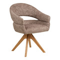 Swivel Dining Chair Dover, brown