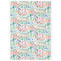 KUNGSLJUSMAL Pre-cut fabric, multicolour/bird floral pattern, 150x300 cm