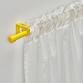 BEKRÄFTA Curtain rod set, yellow, 120-210 cm 19 mm