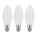 Diall LED Bulb Filament C35 E14 470 lm 4000 K 3-pack