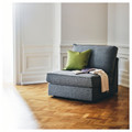 KIVIK 1-seat sofa-bed, Tibbleby beige/grey