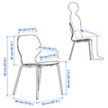 SKÅLSTA Chair, oak veneer/tubular metal/light grey-beige