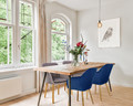 Upholstered Chair Emilia Velvet, dusty rose