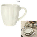 Ceramic Mug Calista 330ml, cream
