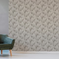 GoodHome Vinyl Wallpaper on Fleece Pyroo, dark grey