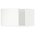 METOD Top cabinet for fridge/freezer, white/Voxtorp matt white, 60x40 cm