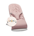 BABYBJÖRN Bouncer BLISS - Dusty Pink, Cotton, Petal Quilt