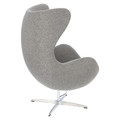 Armchair Egg Easy Clean Premium, grey