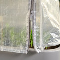 ASPAREN Cover for planter, outdoor/transparent white, 83x51x31 cm