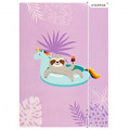 Document File Folder with Elastic Band A4 1pc Koala, assorted patterns
