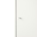 KLEPPSTAD Wardrobe with sliding doors, white, 117x176 cm