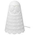 SOLBO Table lamp, white, owl