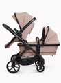 iCandy Peach 7 Pushchair and Carrycot - Double, Black