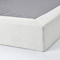 LYNGÖR Sprung mattress base, white, 180x200 cm