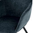 Upholstered Chair Noella, dark blue
