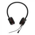 Jabra Evolve 30 II UC Stereo Headset, USB-A & USB-C & 3.5mm, Black