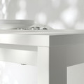 VIHALS / VIHALS Table and 4 chairs, white white/green Tibbleby grey-green, 125x74 cm