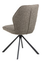 Swivel Dining Chair Aura Monza, grey