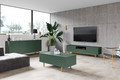 TV Cabinet Scalia II 190, labrador, gold legs