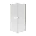OPPEJEN Shower enclosure with 2 doors, 86x86x202 cm
