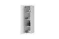 Bathroom Wall-mounted High Cabinet MDF Nicole 140cm, matt white