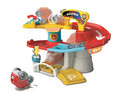 Clementoni Tumbling Cars Fire Station Track Set 18m+