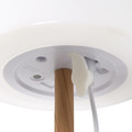 Table Lamp Chargeable, wood effect
