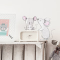 Wall Sticker Set - Mice Family