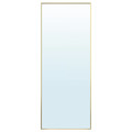 HOVET Mirror, gold-colour, 78x196 cm