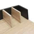 Desk Brico, black/natural