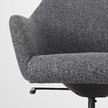 LÅNGFJÄLL/TOSSBERG Conference chair, Gunnared dark grey/black