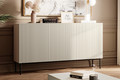 Three-Door Cabinet Nicole 150cm, cashmere/black legs