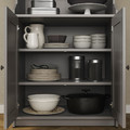 HAUGA Storage combination, grey, 279x46x199 cm