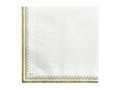Paper Napkin IHS Holy Communion 33x33cm 20pcs, white