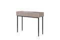 Modern Console Table Dresser Dressing Table Nicole, antique pink, black legs