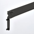 ÖVERSIDAN LED wardrobe lighting strp w sensor, dimmable dark grey, 46 cm