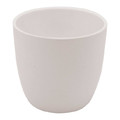 GoodHome Plant Pot Cover Emi 13.5cm, white