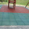 Rubber Tile for Playgrounds 50 x 50 x 2 cm
